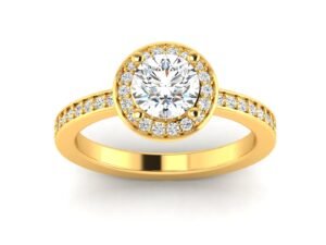 Enchanted Halo  Diamond Engagement Ring