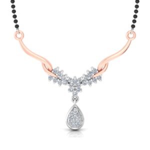 Sacred Aura Gold Diamond Mangalsutra