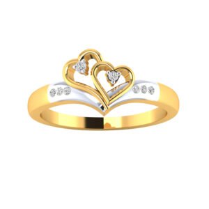 Mystical en Heart Diamond Ring