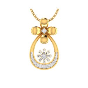Elegant Flower Diamond Pendant – Perfect Jewelry Gift