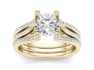 Ivy Engagement  Split Shank Diamond Ring