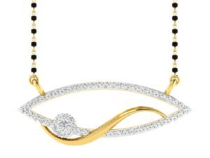 Shimmering Diamond Harmony Gold Mangalsutra Set