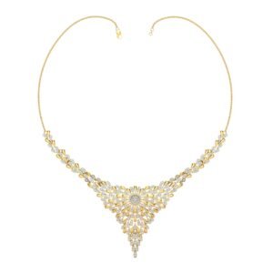 Oceanic Wave Diamond Gold  Set