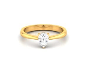 Pearl Of Eternity Solitaire  Ring